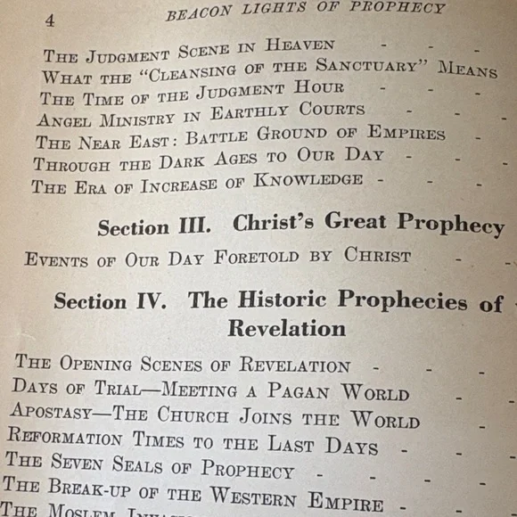 Beacon Lights of Prophecy Decorative Red Hardcover Book - Picture 7 of 16